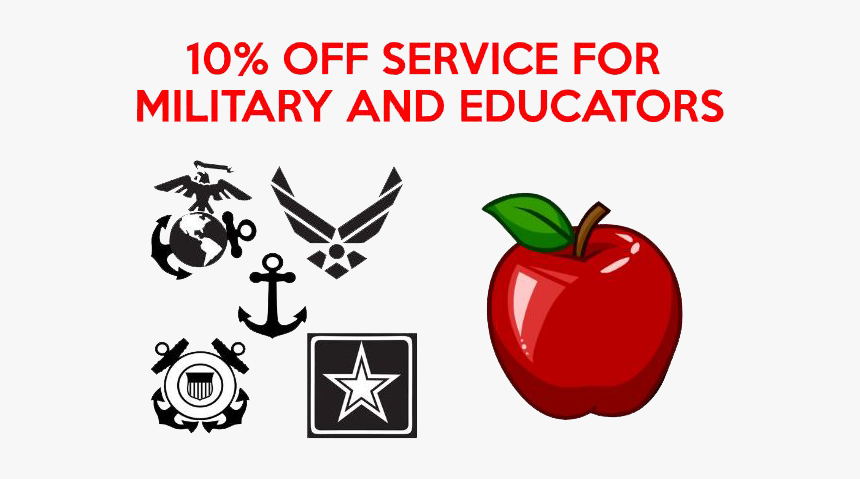 10% Off Mil Edu, HD Png Download, Free Download