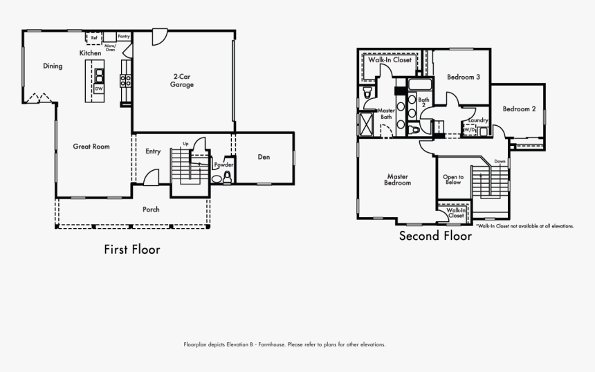 Mountain House Fremont Hansen Village Floor Plan, HD Png Download, Free Download