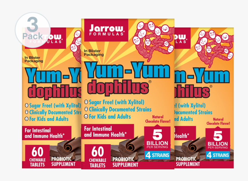 Image Of Yum Yum Dophilus® Natural Chocolate"
 Class="featured, HD Png Download, Free Download