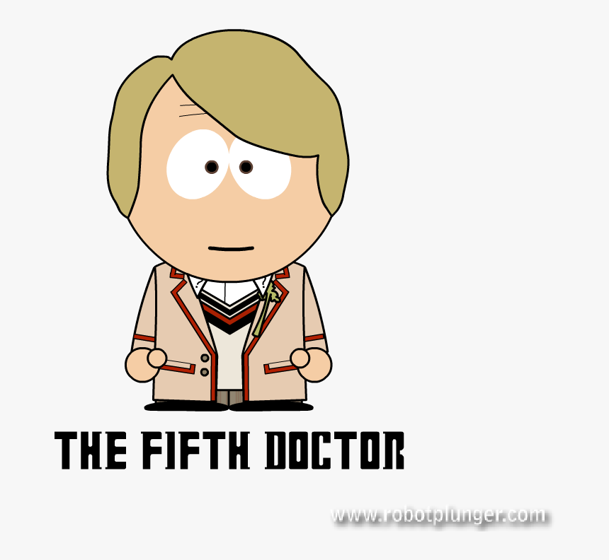 The Fifth Doctor - Dr Who Peter Davison Art Drawings, HD Png Download, Free Download