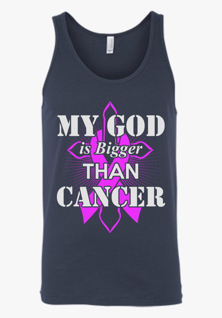 My God Is Bigger Than Cancer Purple Awareness Ribbon - Taps, HD Png Download, Free Download