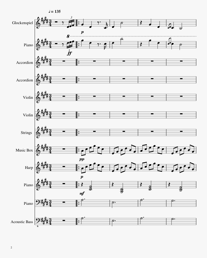 sheet music for clarinet fireflies