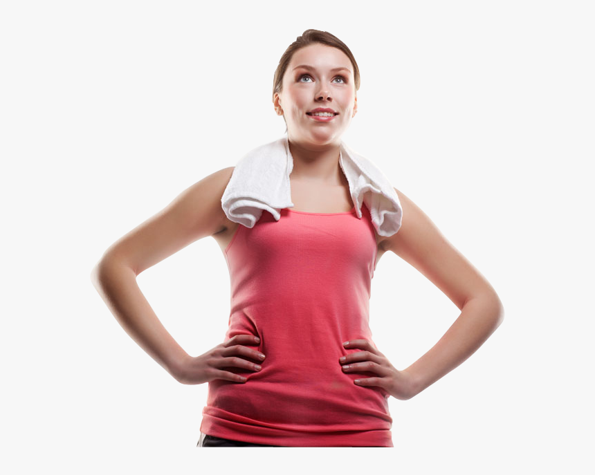 Smiling Happy Fitness Woman - Transparent Fit Woman Png, Png Download, Free Download