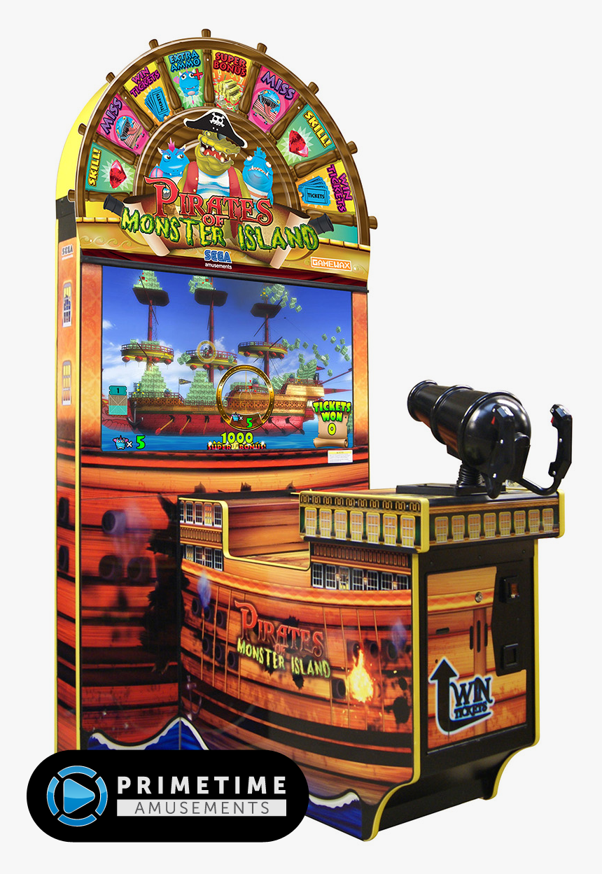 Pirates Of Monster Island Video Redemption Arcade Game - China Cabinet, HD Png Download, Free Download