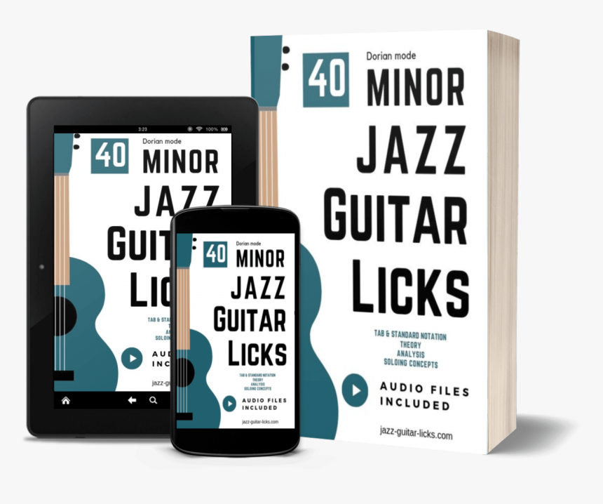 Pdf Guitar Method Minor Dorian Jazz Licks - Graphic Design, HD Png Download, Free Download