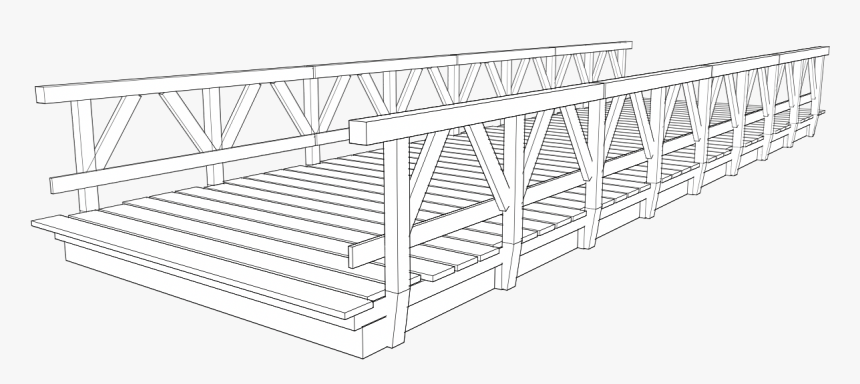 Wooden Bridge Png - Architecture, Transparent Png, Free Download