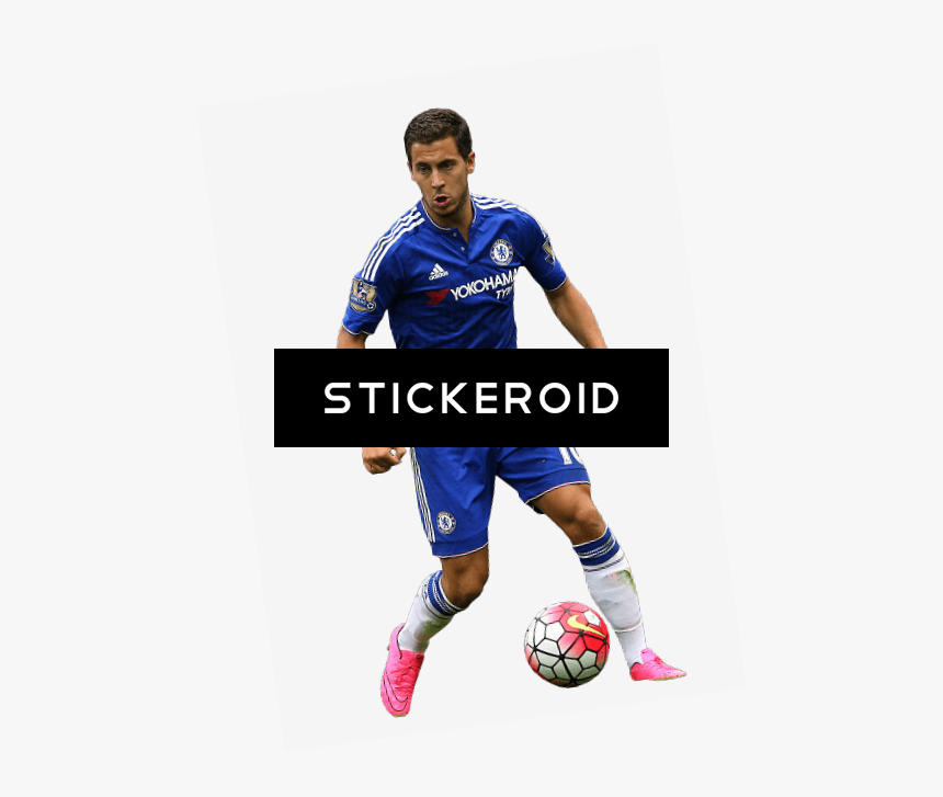 Eden Hazard Front - Kick Up A Soccer Ball, HD Png Download, Free Download