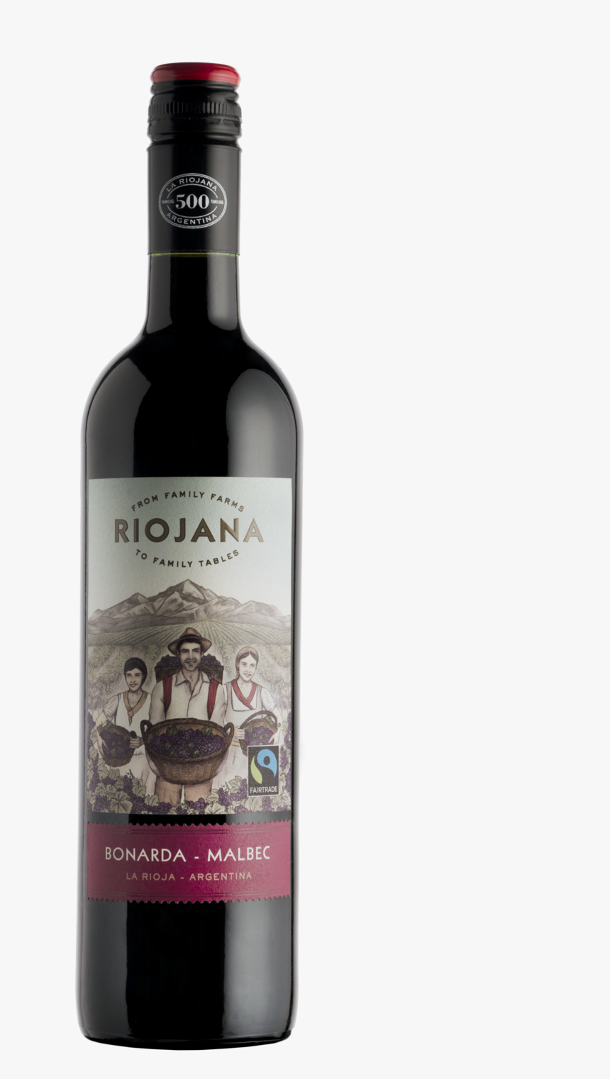 Lariojana Packshot Riojana Fairtrade Bonardamalbec - Riojana Chardonnay Reserva, HD Png Download, Free Download