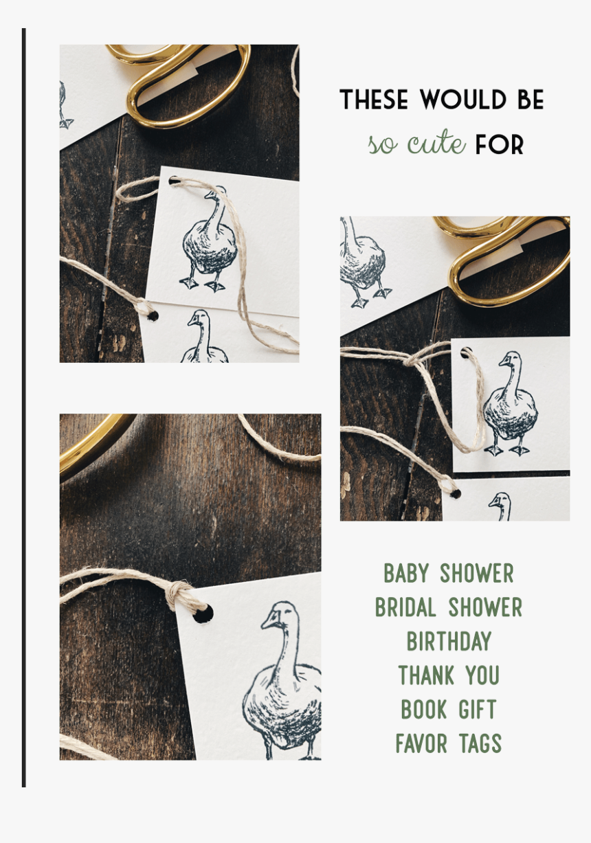 Transparent Vintage Tags Png - Swan, Png Download, Free Download