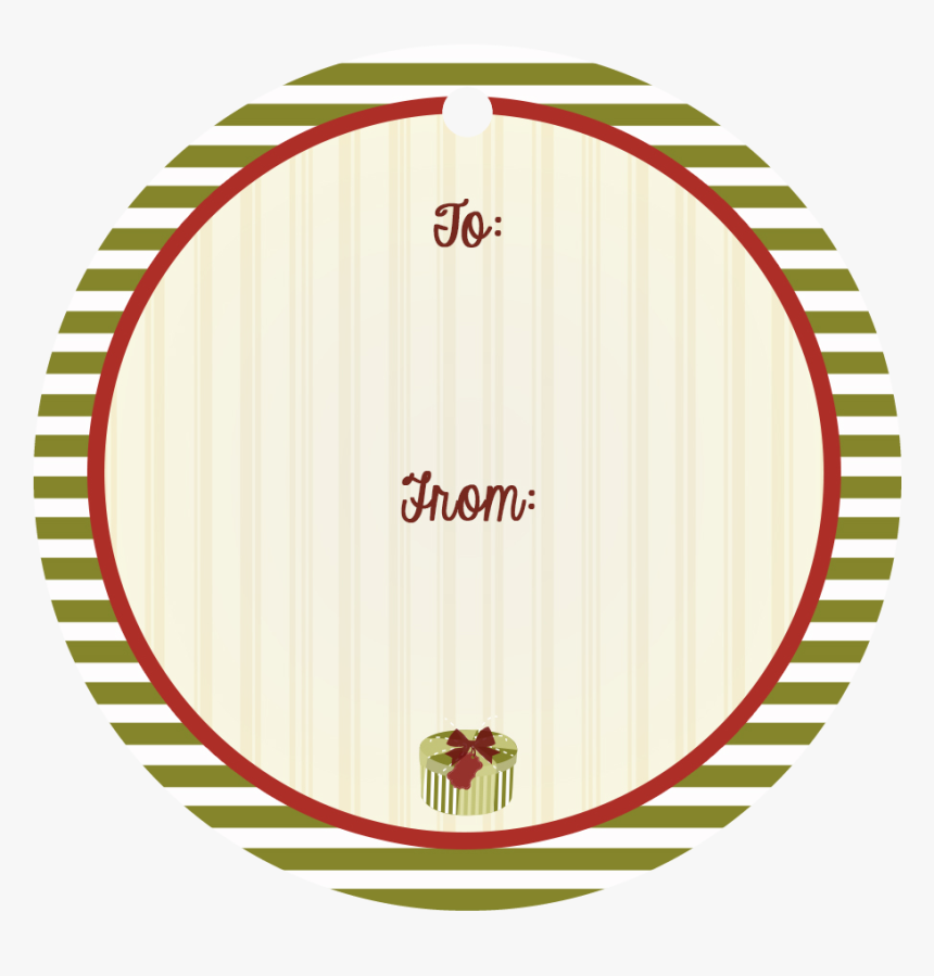 Vintage Holiday Bike Round Tag With Hole - Retro Palm Tree Background, HD Png Download, Free Download