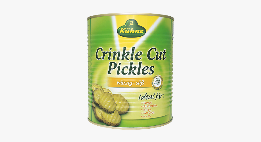 Crinkle Cut Pickles - Kuhne, HD Png Download, Free Download