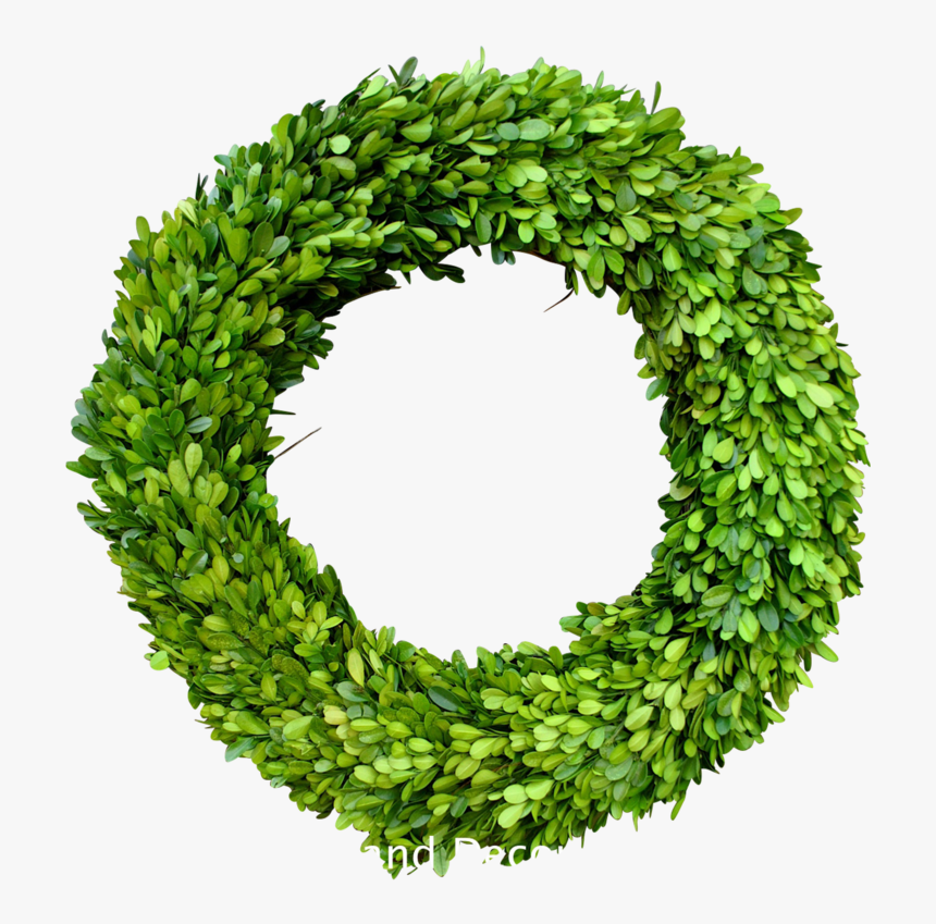 Front Door Boxwood Wreath, HD Png Download, Free Download