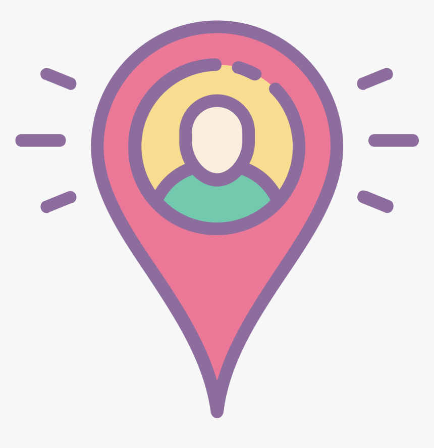 Location Clipart Location Pointer - Ubication Icon Png Pink, Transparent Png, Free Download