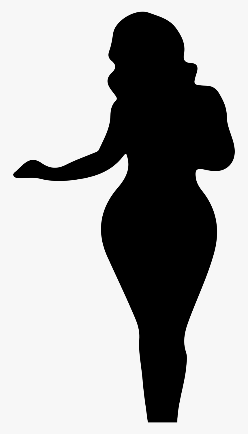 Female Body Silhouette Drawing Silhouette Female Woman Body Clipart