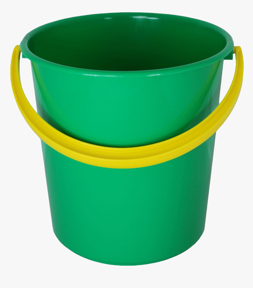 Green Plastic Bucket - Green 5 Gallon Buckets, HD Png Download, Free Download