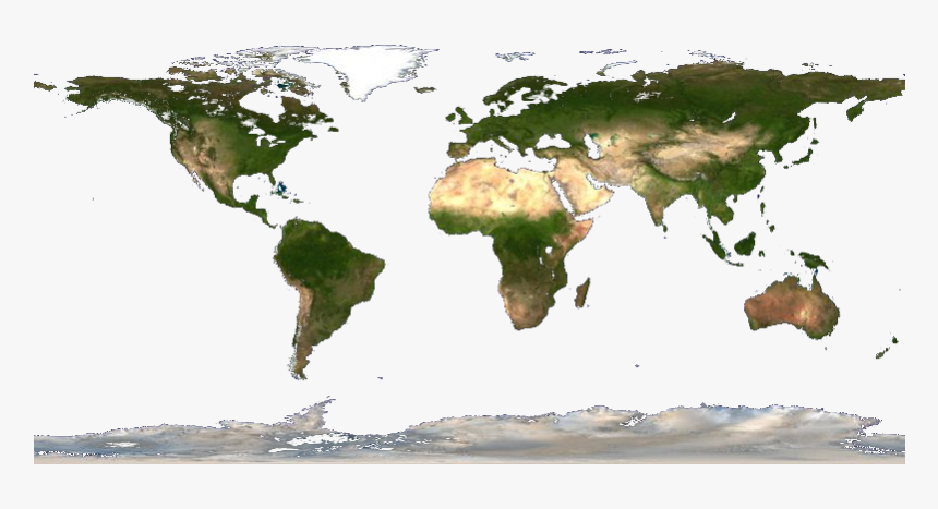 Earth Land - Flat Earth Map Black And White, HD Png Download, Free Download