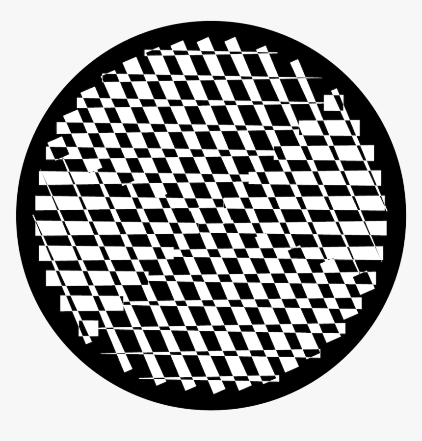 Apollo Design Sr-6178 Checkered Madness B&w Superresolution - Circle, HD Png Download, Free Download