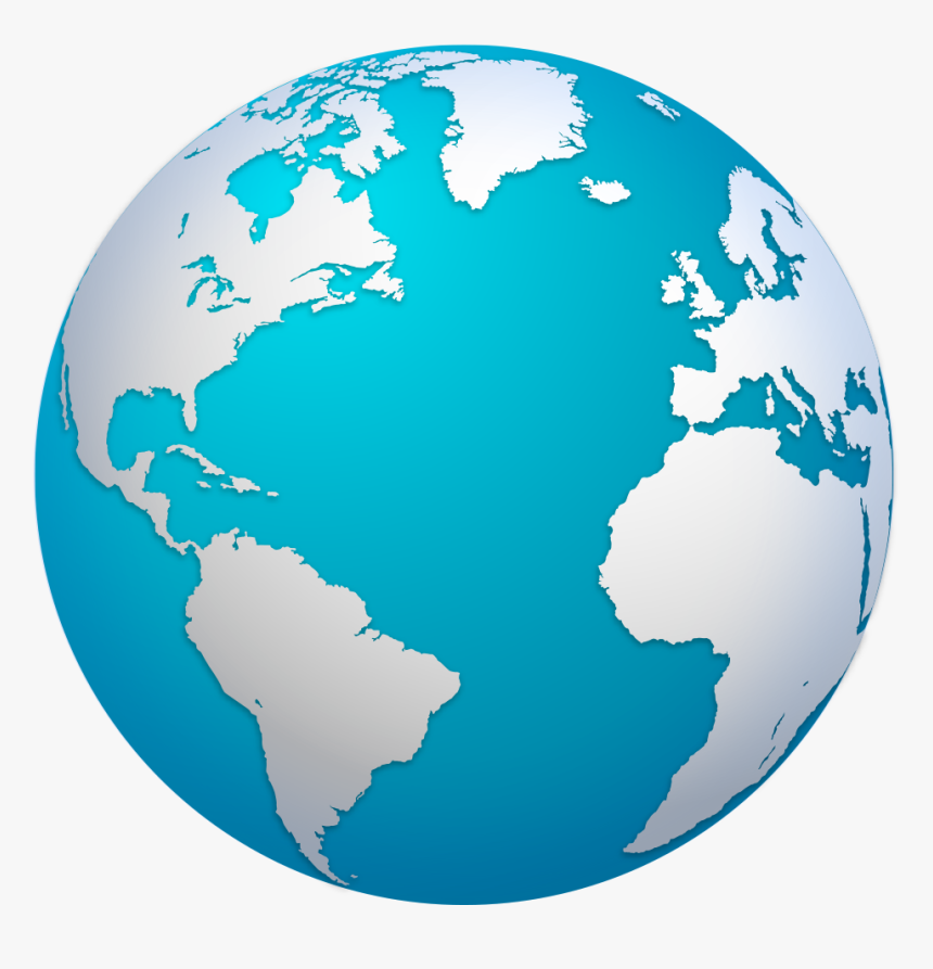 Earth Globe World Map - Transparent Earth Globe Png, Png Download - kindpng