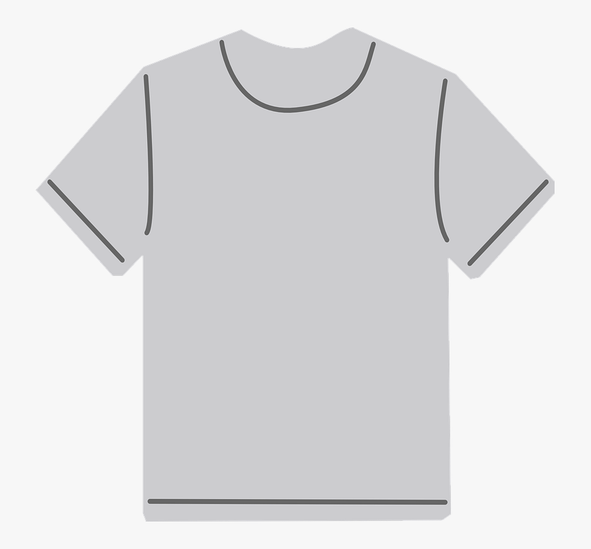 T-shirt, Shirt, Gray, Front, Fashion, Clothing, Cotton - แบบ เสื้อ สี ...