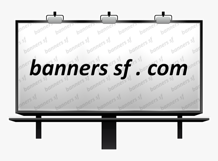 Banners Sf - Billboard - Led-backlit Lcd Display, HD Png Download, Free Download