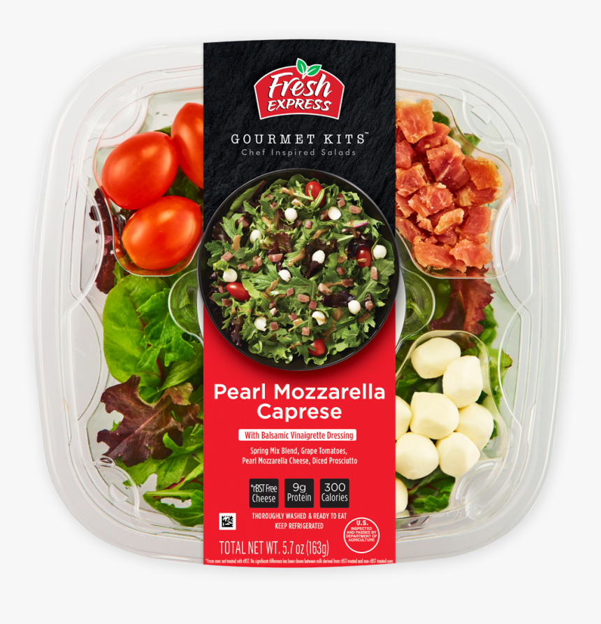 Pearl Mozzarella Caprese Gourmet Kit - Fresh Express Salad, HD Png Download, Free Download