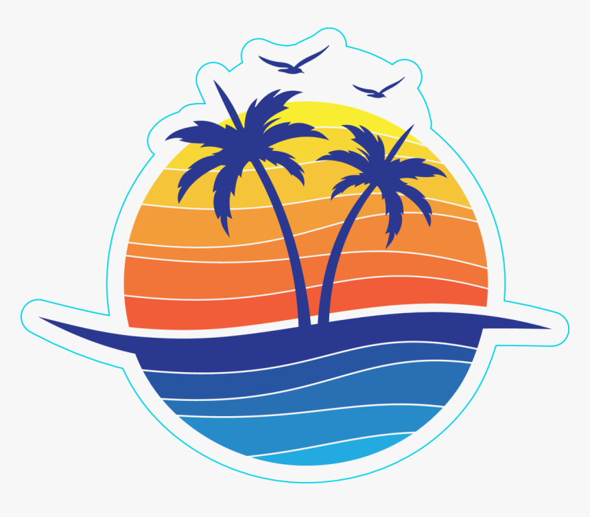Coconut Palm Tree Logo And Symbol Vector V5 - TemplateMonster
