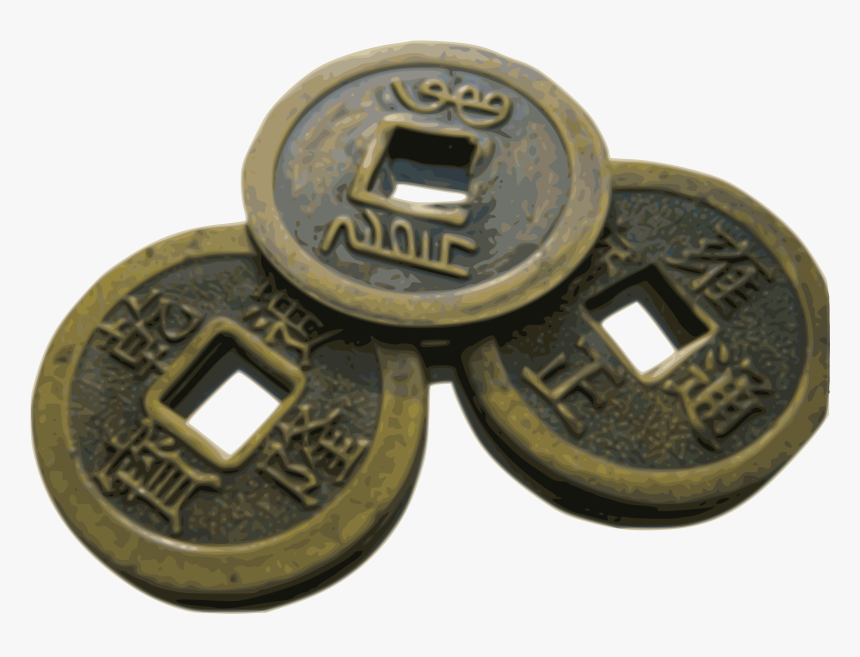 Transparent Coins Png - Chinese Coin With Square Hole Meaning, Png Download, Free Download