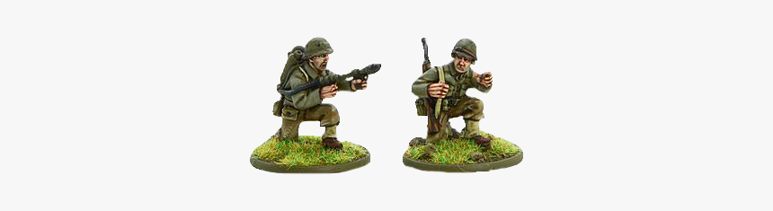 Battle For Normandy Us Beach Assault Teams - Bolt Action Figures, HD Png Download, Free Download