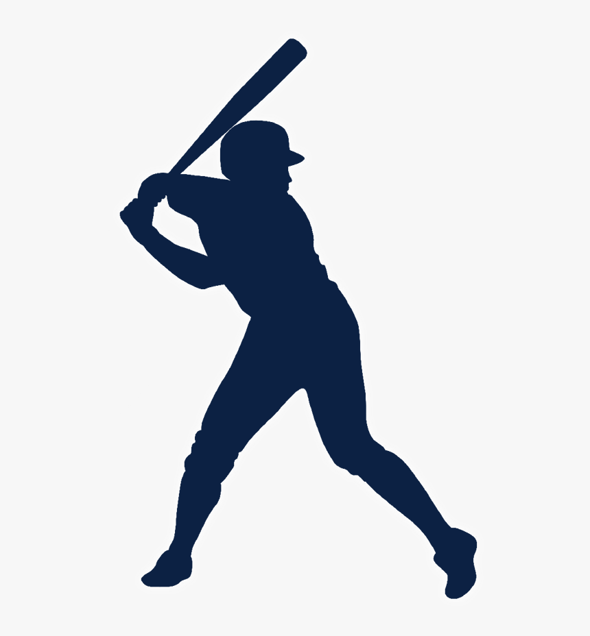 Batting Baseball Bats Batter Baseball Player - Baseball Player Png Clipart, Transparent Png, Free Download