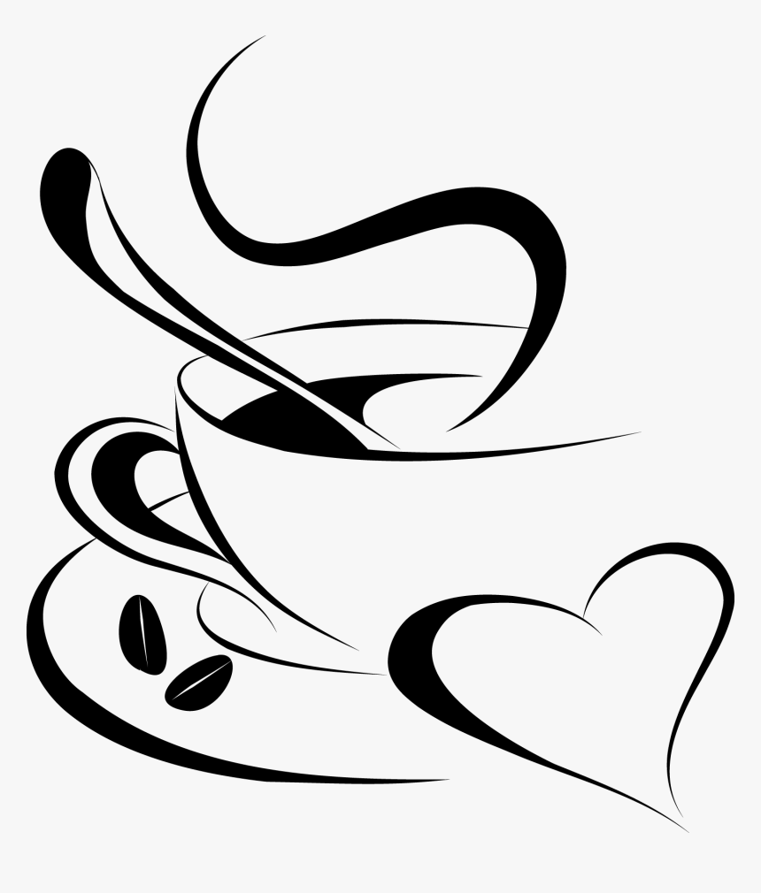 Coffee Cup Silhouette Png 100 Coffee Cup Silhouette - Taza De Cafe Png, Transparent Png, Free Download