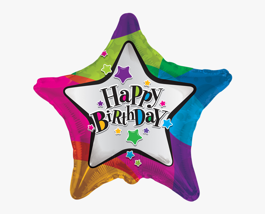 18 Birthday Stars Balloons All American Balloons - Birthday Stars, HD Png Download, Free Download