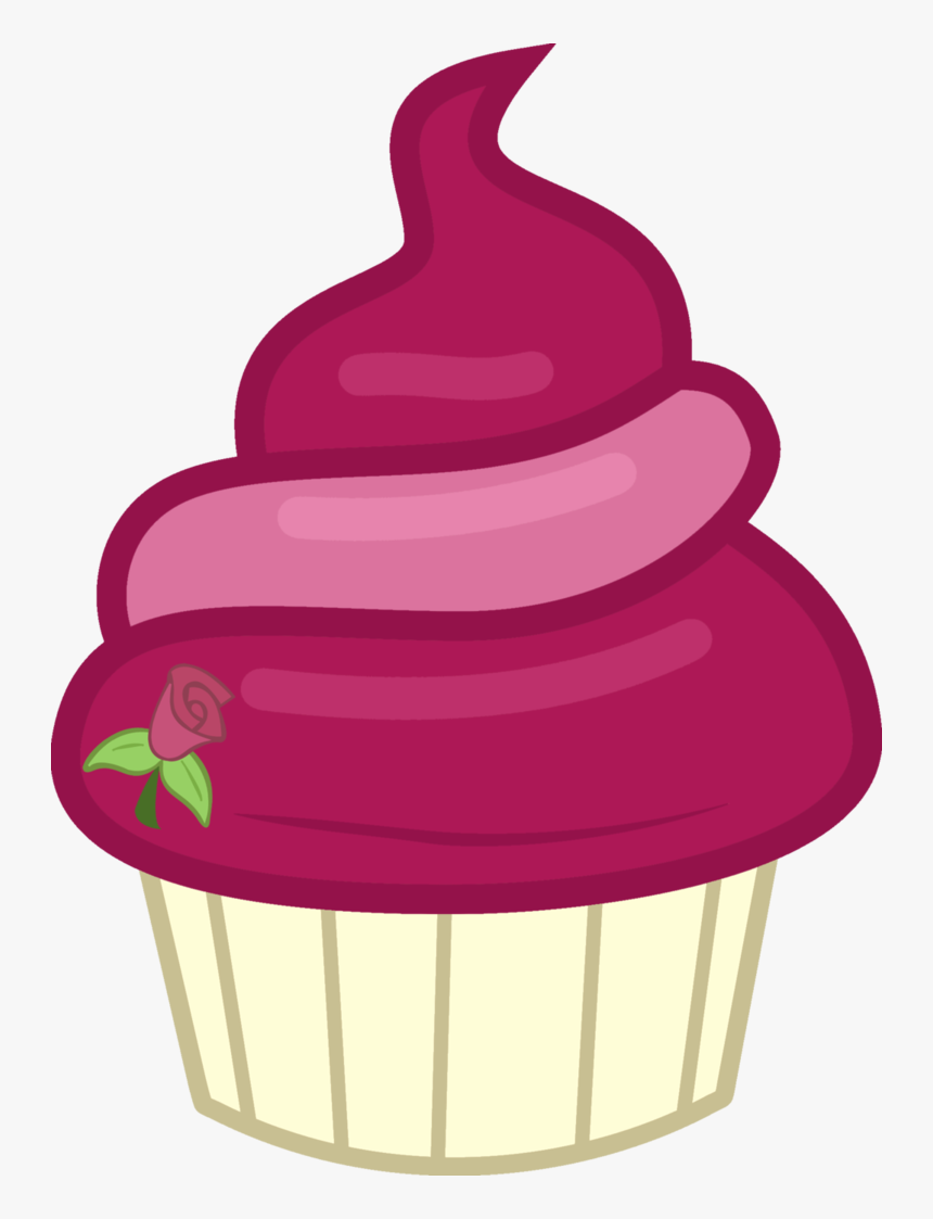 Rose Cupcake With Cutie Mark By Magicdog93 - Mlp Cupcakes Cutie Mark, HD Png Download, Free Download