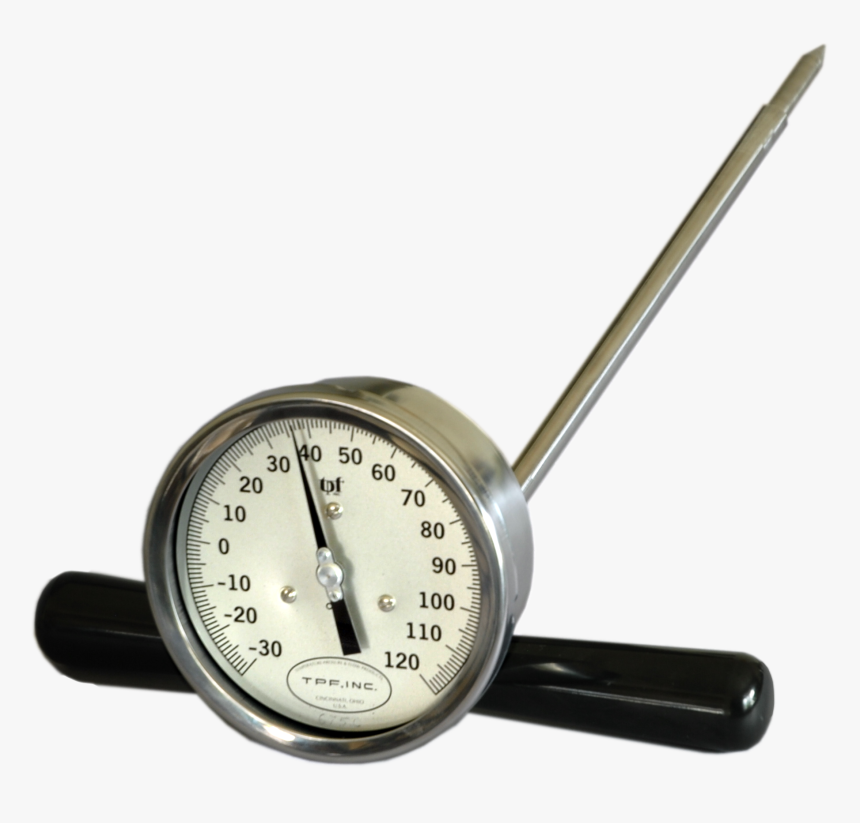 A Heavy Duty, Stainless Steel Thermometer Designed - Industrial Meat Thermometer, HD Png Download, Free Download