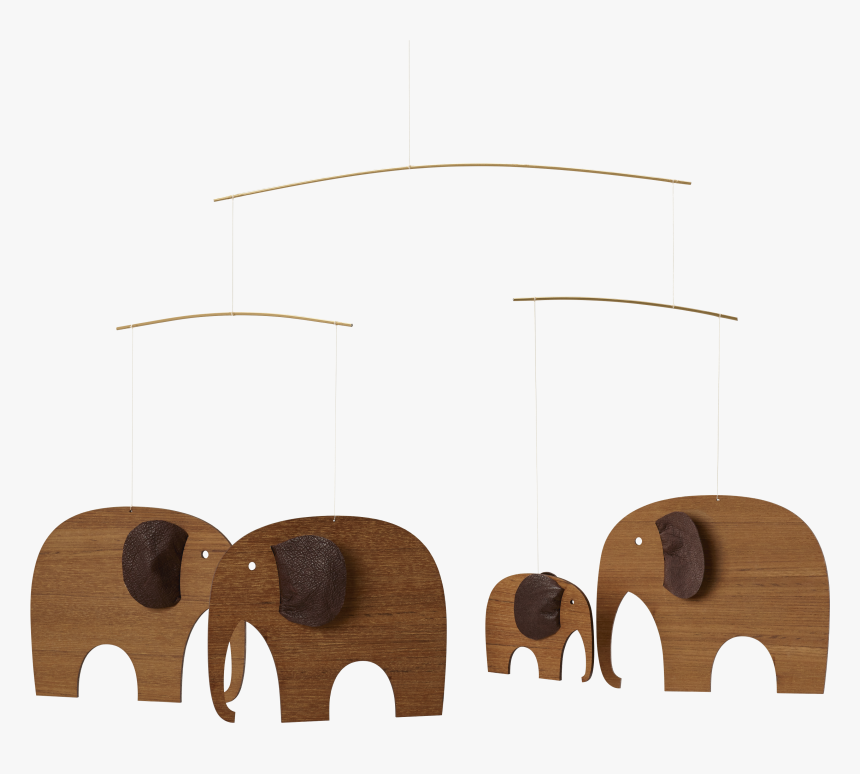 Flensted Elephant Party Mobile, Teak, HD Png Download, Free Download