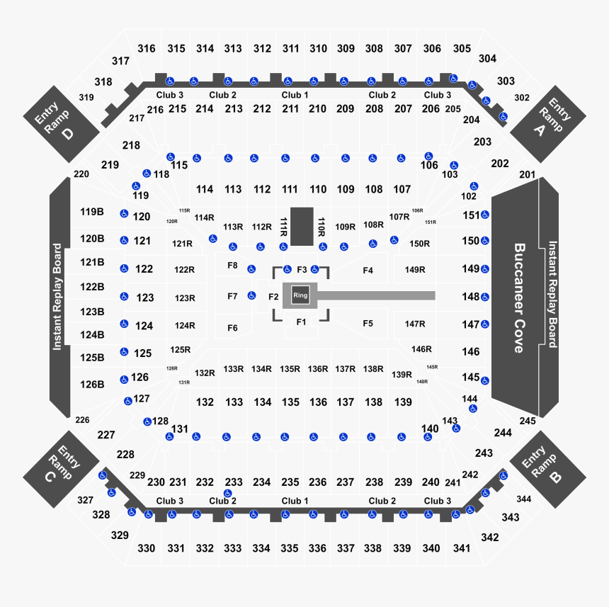 Raymond James Stadium Wrestlemania, HD Png Download, Free Download