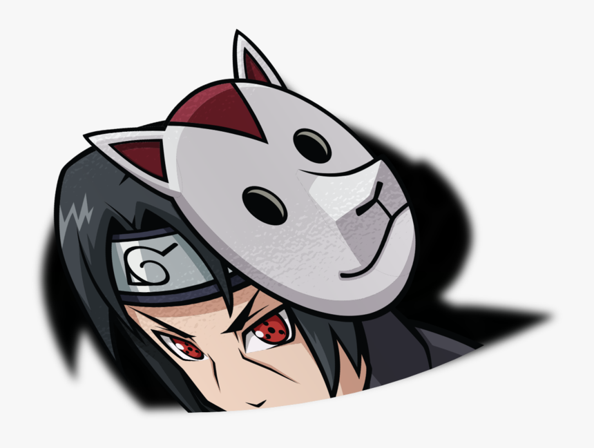 Itachi Half Head Sticker, HD Png Download, Free Download