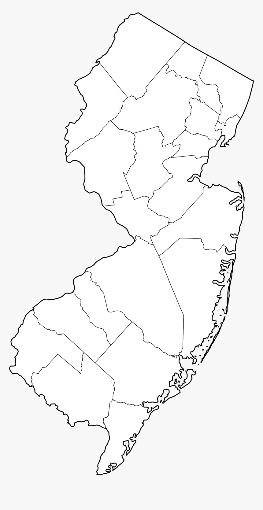 Morris County Nj On Map, HD Png Download - kindpng