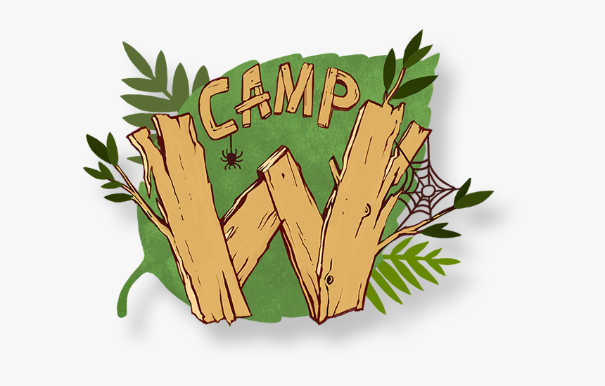 Campw Logo Shadow - Gambar Animasi Camping Png, Transparent Png, Free Download