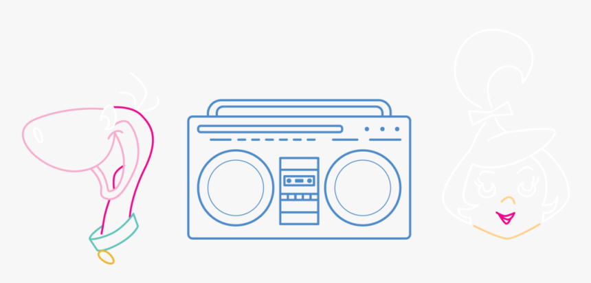 Website Characters 2 - Boombox, HD Png Download, Free Download