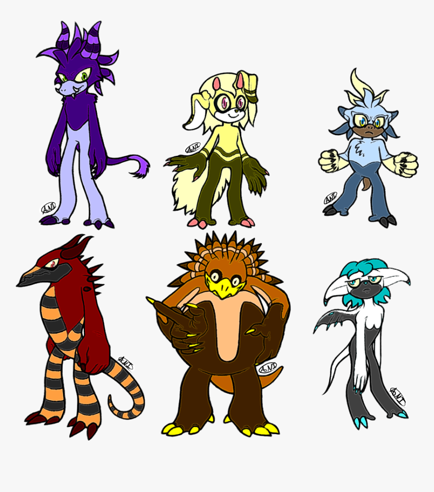 Zeti X Mobian Sonic Hybrids
a Set Of Mobian X Zeti - Cartoon, HD Png Download, Free Download