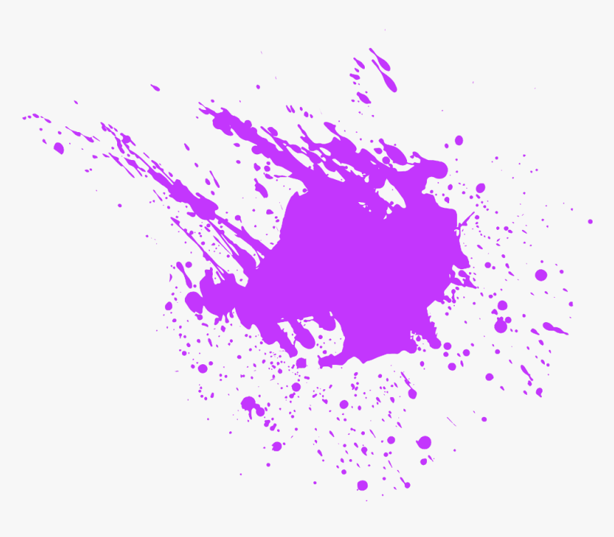 #paint #paintsplash #splash #purple #freetoedit - Transparent Background Pink Paint Splatter Png, Png Download, Free Download