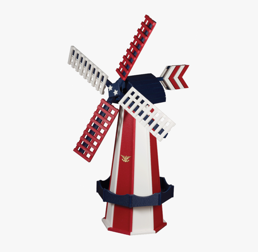 Patriotic Poly Garden Windmill - Lawn Ornament, HD Png Download, Free Download