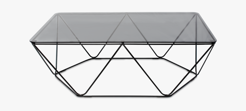 Angular Glass Table By Denberg - Coffee Table, HD Png Download, Free Download