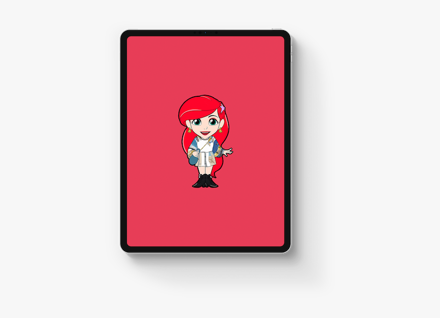 Ariel X Louis Vuitton Ss - Cartoon, HD Png Download, Free Download