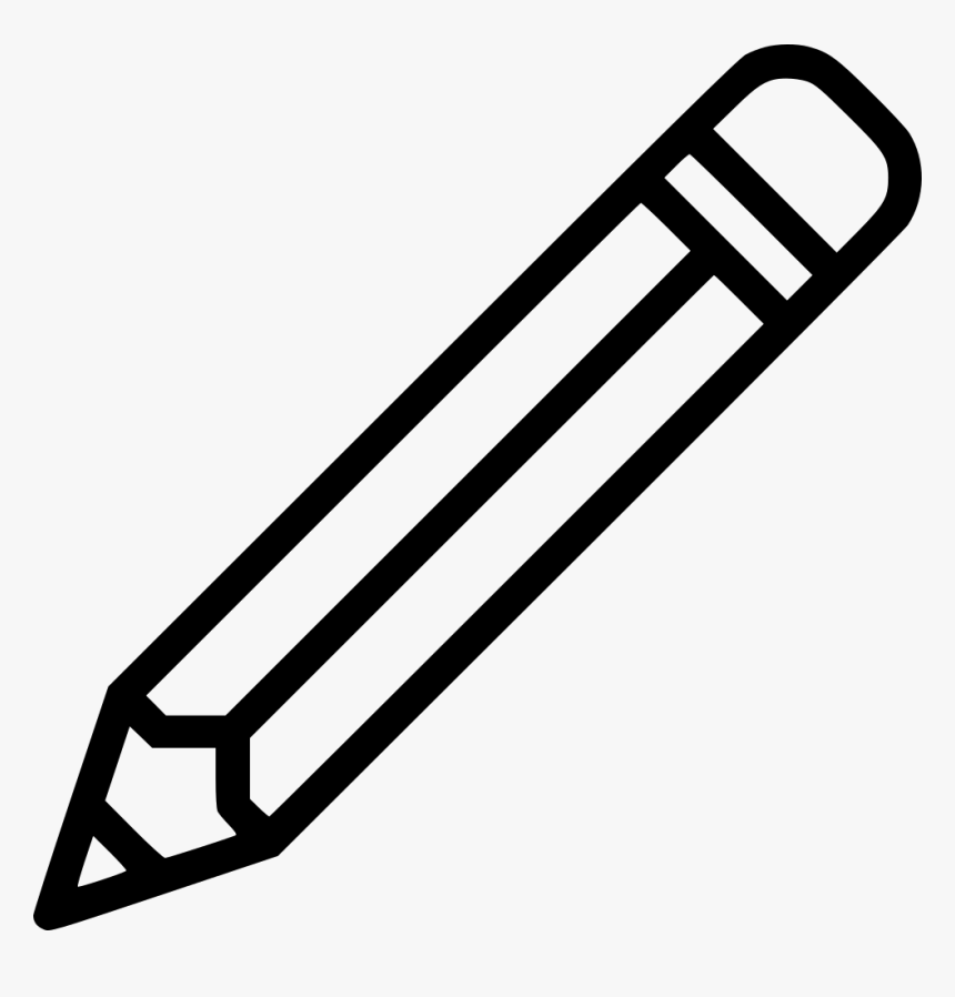 Black And White Pencil Clip Art - Pencil Clip Art Png, Transparent Png, Free Download