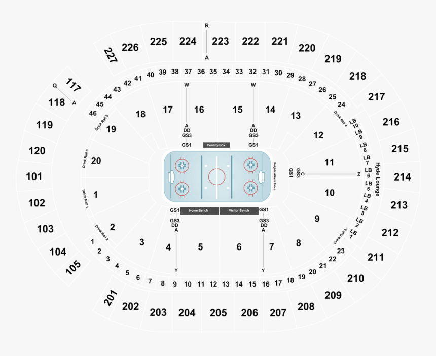 Ufc 245 Seating Chart, HD Png Download, Free Download