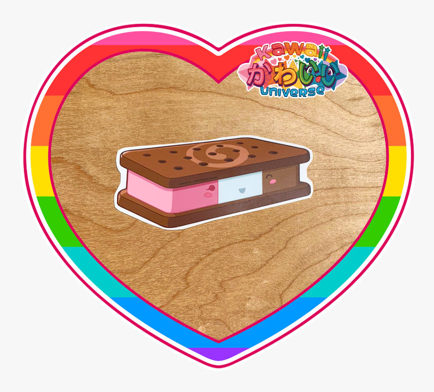 Kawaii Universe Cute Neo Icecream Sandwich Pic 01, HD Png Download, Free Download