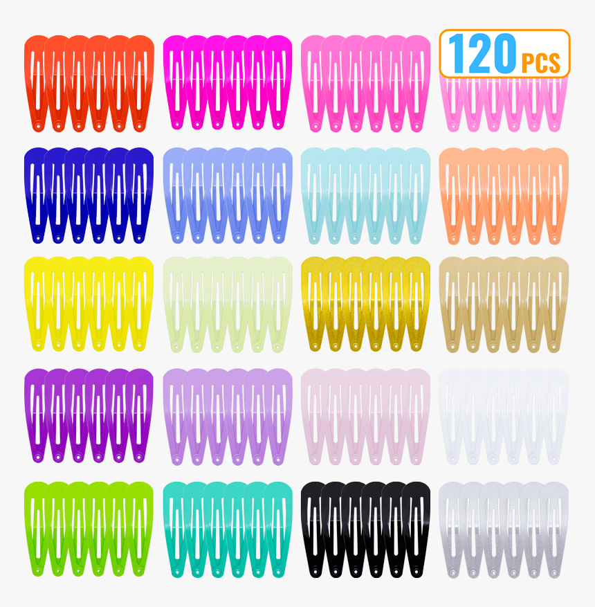 Snap Hair Clips-hair Barrettes - Plastic, HD Png Download, Free Download