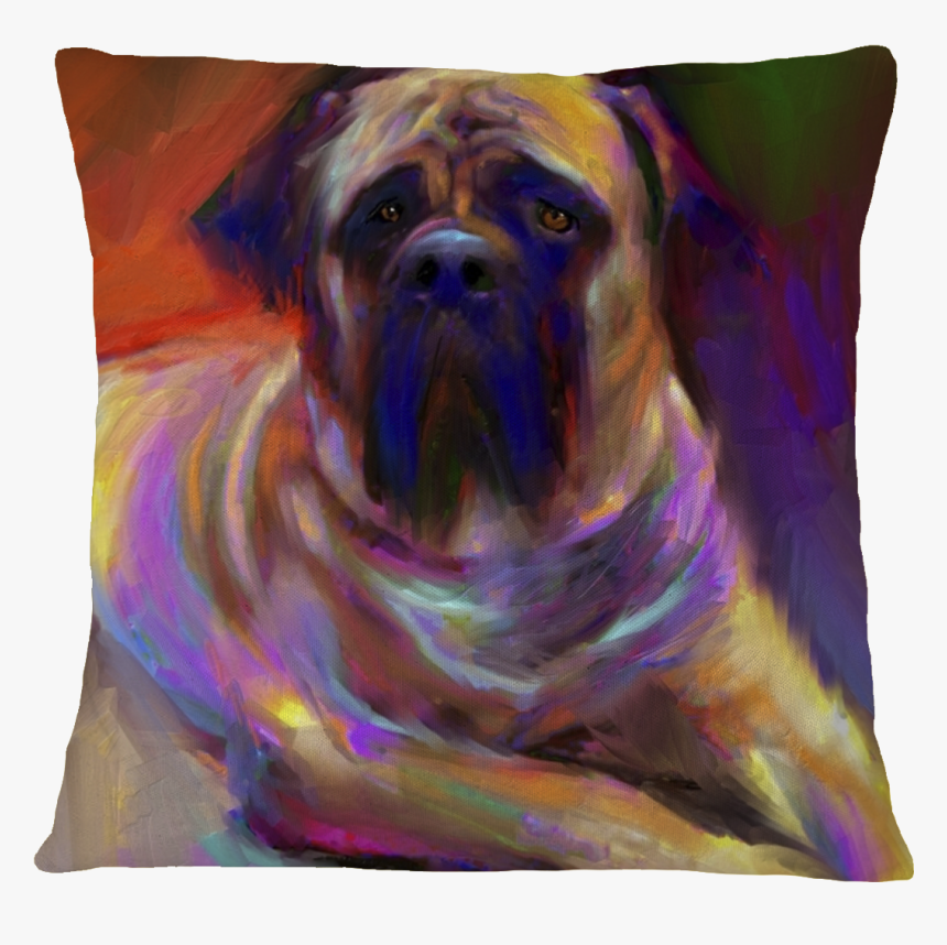 Bullmastiff Dog Painting, HD Png Download, Free Download