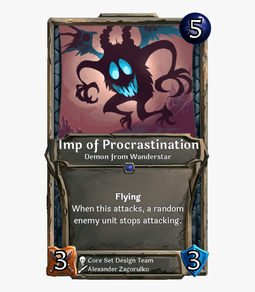 Imp Of Procrastination - Illustration, HD Png Download, Free Download